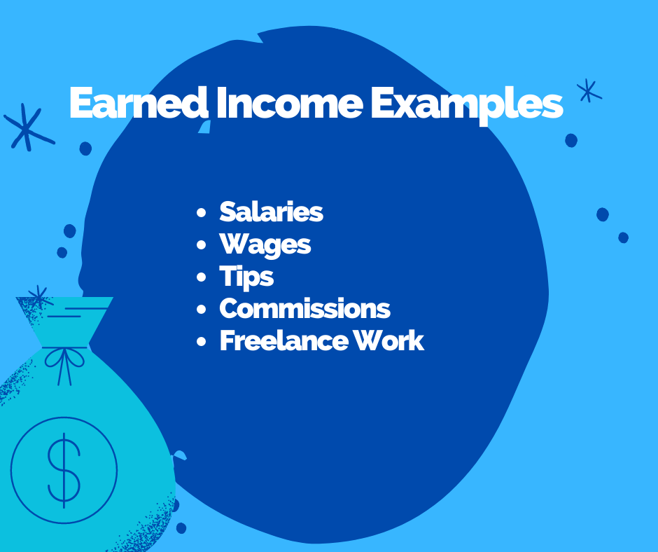 Image for examples of Earned Income