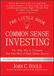 Book cover for "The Little Book of Common Sense Investing."